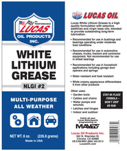 Load image into Gallery viewer, Lucas White Lithium Grease (8oz / 226.8g)
