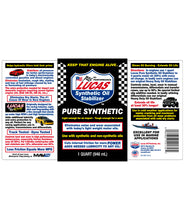 Load image into Gallery viewer, Lucas Pure Synthetic Oil Stabilizer