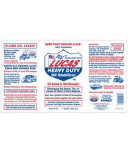 Load image into Gallery viewer, Lucas Heavy Duty Oil Stabilizer