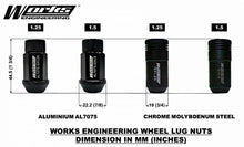 Load image into Gallery viewer, Works Engineering Racing Wheel Lock Nut