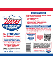 Load image into Gallery viewer, Lucas Low Viscosity Stabilizer (12oz / 355ml)