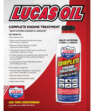 Load image into Gallery viewer, Lucas Complete Engine Treatment (16oz / 473ml)