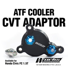 Load image into Gallery viewer, Works Engineering ATF Cooler Adaptor - Honda Civic FC 1.5T
