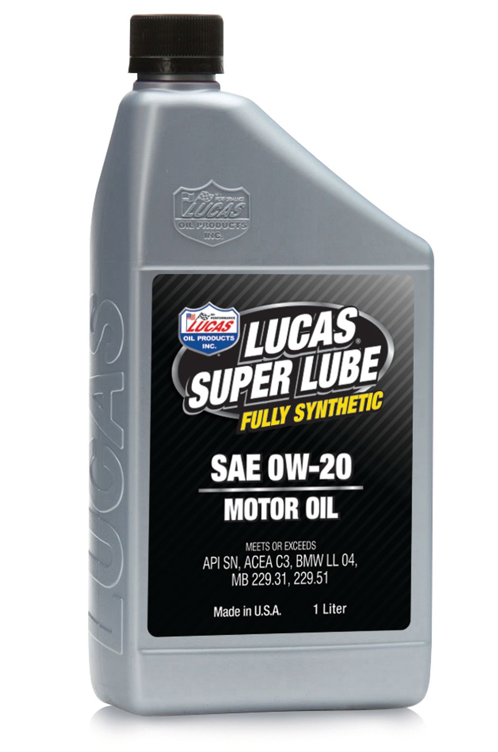 Lucas Super Lube Fully Synthetic SAE 0W-20 Motor Oil (1 Litre)