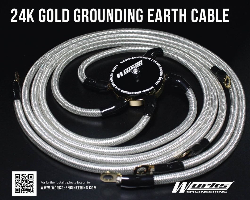 Works Engineering Grounding Earth Cable (Universal 24K 5-point)