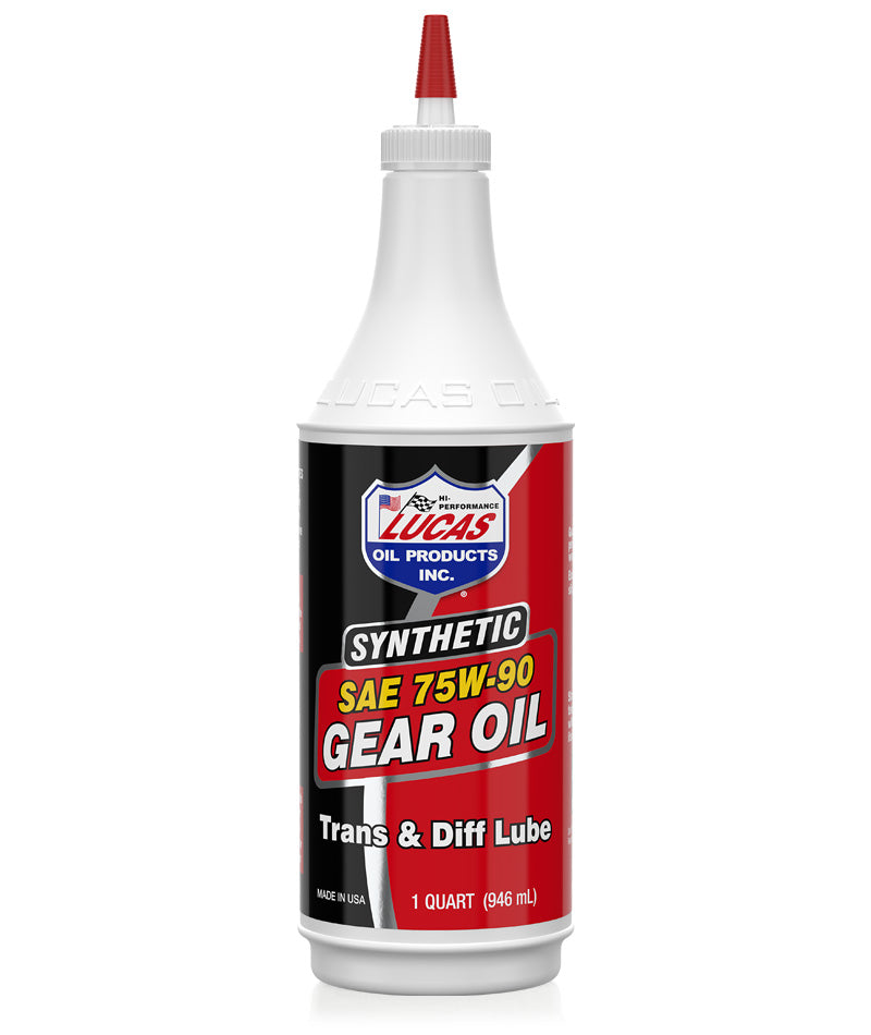 Lucas Synthetic SAE 75W-90 Trans & Diff Lube (1QT/946ml)