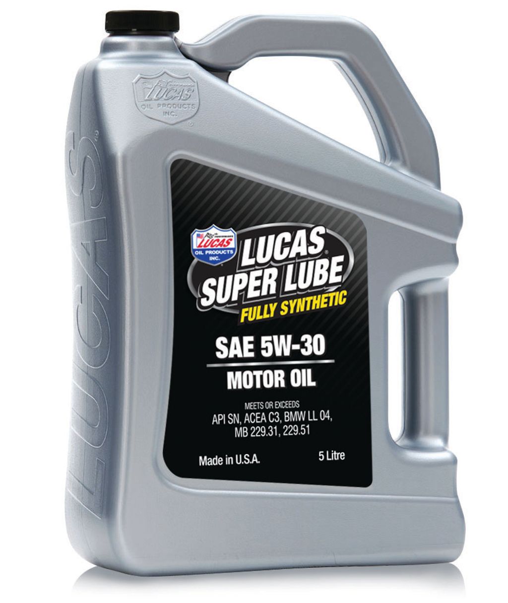 Lucas Super Lube Fully Synthetic SAE 5W-30 Motor Oil (5L)